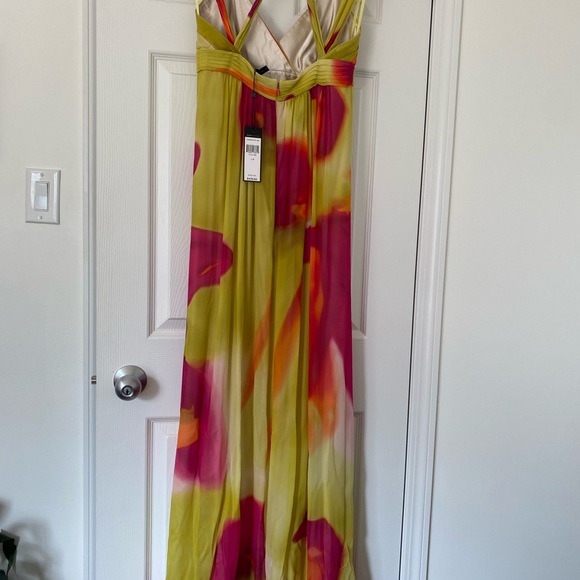 BCBG Maxazria Never Worn Empire Waist Silk Dress - Picture 11 of 13